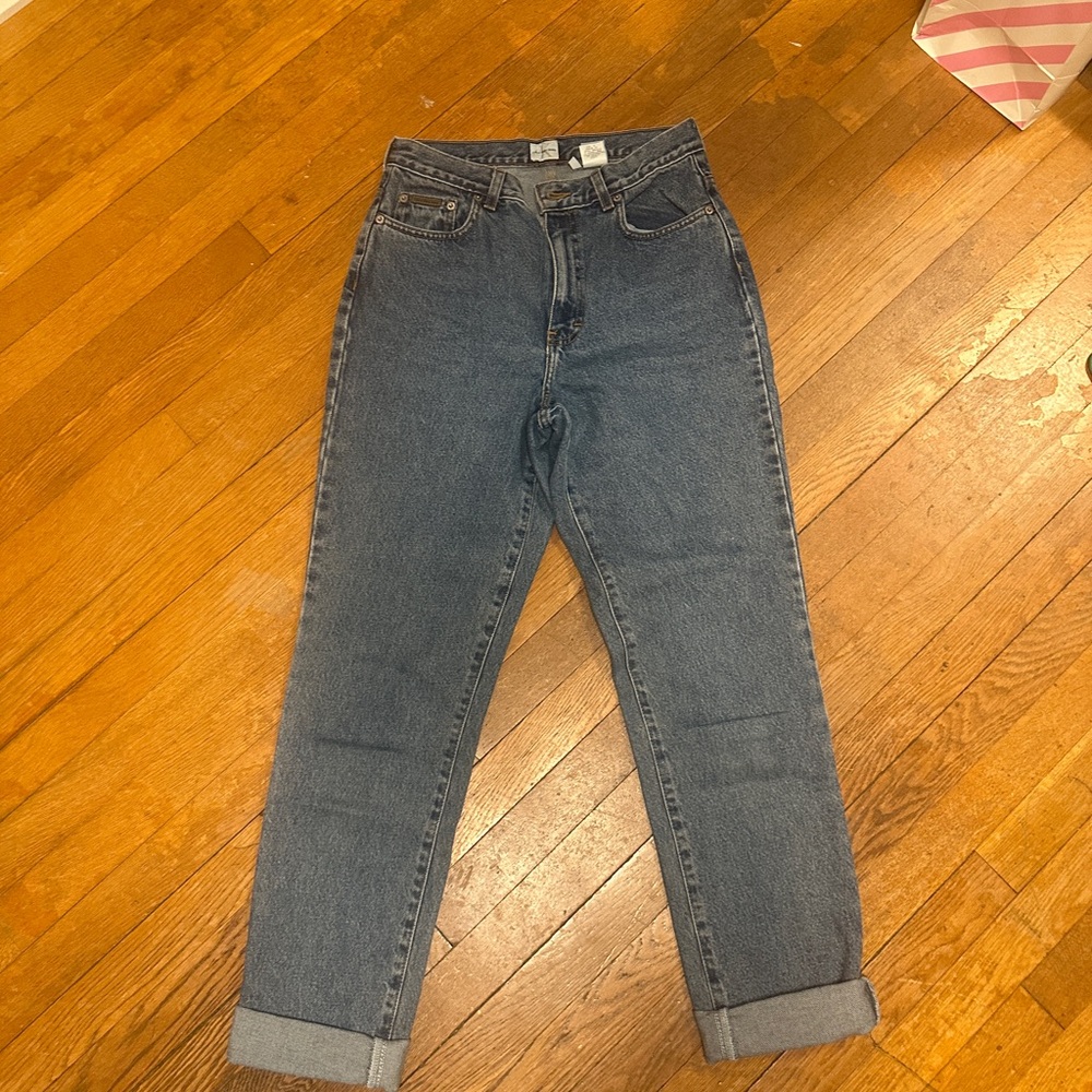 Vintage Calvin Klein Blue Ankle Cropped Jeans